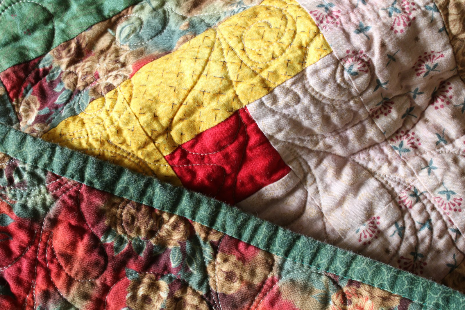 Sea Glass Nine Patch Quilt